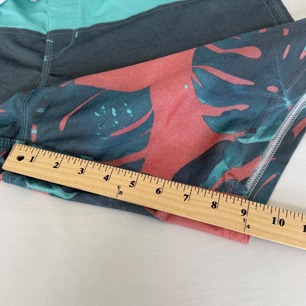 Billabong Mens Board Shorts Sz 38 Tropical Monstera Leaf Colorblock M141DTRB NWT - Picture 11 of 11
